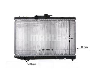 MAHLE CR 768 000S Radiateur du moteur