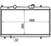 MAHLE CR 800 000S refroidisseur et liquide de refroidissement