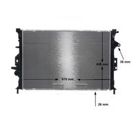MAHLE CR 814 000S Radiateur du moteur
