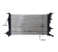 MAHLE ORIGINAL CR 840 001S Radiateur du moteur