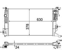 MAHLE CR 840 001S refroidisseur et liquide de refroidissement