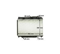MAHLE CR 87 000P refroidisseur de liquide de refroidissement