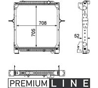 MAHLE CR 894 000P refroidisseur et liquide de refroidissement