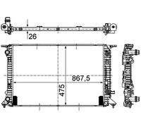 MAHLE CR 910 000S refroidisseur et liquide de refroidissement