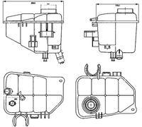 MAHLE CRT 126 000S Réservoir de compensation