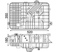 MAHLE CRT 236 000P Réservoir de compensation BEHR PREMIUM LINE