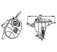 MAHLE CRT 29 001S Réservoir de compensation