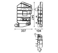 MAHLE CRT 32 000P Réservoir de compensation BEHR PREMIUM LINE