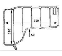 MAHLE CRT 38 000S Réservoir de compensation