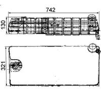 MAHLE CRT 41 000P Réservoir de compensation BEHR PREMIUM LINE