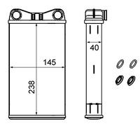 MAHLE Échangeur de chaleur, chauffage intérieur AH239000S