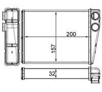 MAHLE Échangeur De Chaleur Radiateur Pour Mercedes-Benz M-Class ML 350 CDI