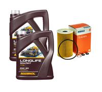 Mahle Filtre 10L mannol Longlife 504/507 5W-30 pour Hyundai i30 Coupé GD 1.6