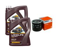 Mahle Filtre 10L mannol Longlife 504/507 5W-30 pour Jeep Wrangler II Tj 4.0