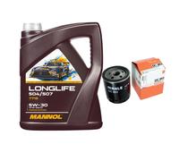 Mahle Filtre 5L mannol Longlife 504/507 5W-30 pour Fiat Punto Van 188AX 1.2 60