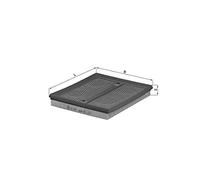 MAHLE Filtre à air LX103 Compatible avec: OPEL KADETT E, KADETT E Cabriolet, KADETT E Caravan, KADETT E CC, KADETT E Kasten/Kombi