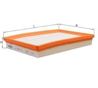 MAHLE Filtre à air LX4031/2 Compatible avec: MERCEDES-BENZ MARCO POLO Camper, V-CLASS, VITO Kasten, VITO Mixto, VITO Tourer