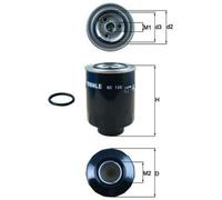 MAHLE Filtre à carburant KC 135D pour FORD Ranger Mk2 (ET) 90,0mm 131,2mm