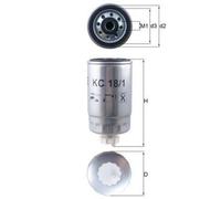 MAHLE Filtre à carburant KC 18/1 pour DAF 45 78,0mm 154mm