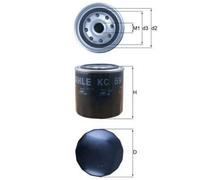 MAHLE Filtre à carburant KC 59 pour FORD Econovan Van (KAA) 91mm 97mm