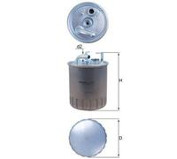 MAHLE Filtre à carburant KL 100/1 convient pour MERCEDES-BENZ Classe A (W168)