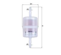 MAHLE Filtre à carburant KL 1022 convient pour MERCEDES-BENZ W123 Berline (W123)