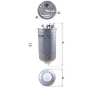 MAHLE Filtre à carburant KL 147/1D pour SEAT Leon 3/5 portes (1M1) 80,0mm