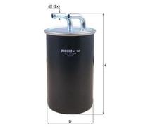 MAHLE Filtre à carburant KL 737 pour MITSUBISHI Lancer VIII Berline (CYA, CZA)