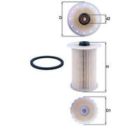 MAHLE Filtre à carburant KX 229D pour FORD Focus Mk2 3/5 portes (DA, HCP, DP)