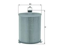 MAHLE Filtre à carburant KX 245/4D pour TOYOTA Yaris 3/5 portes (P13) 76,3mm