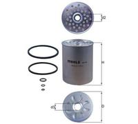 MAHLE Filtre à carburant KX 24D pour FORD Sierra Mk2 Berline (GBC, GB4) 87,0mm