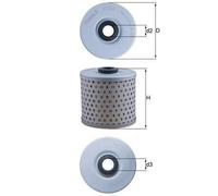 MAHLE Filtre à carburant KX 34 pour LAMBORGHINI MIURA pour BAUTZ Series AS/AL/AW