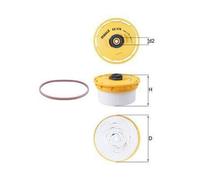 MAHLE Filtre à carburant KX 479D pour TOYOTA LAND CRUISER (VDJ20, UZJ20) 98,0mm