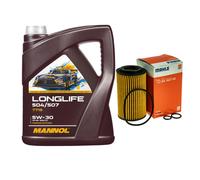 Mahle Filtre À Huile 5L Mannol Longlife 504/507 5W-30 Pour Mercedes-Benz C-Class