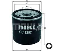 MAHLE Filtre à Huile Avec Scellez pour Ford Transit Custom Boîte 2.4 TDCI RWD