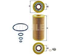 Mahle Filtre À Huile Avec Vis De Fermeture Pour Mercedes-Benz SL 600 65