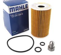 MAHLE Filtre à Huile Insert + Bouchon pour Audi Seat Skoda VW