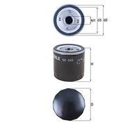 Mahle Original Filtre à huile KNECHT OC 243