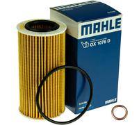 Mahle Original Filtre à huile Cartouche filtrante OX 1076D avec joint d'étanchéité pour AUDI, VW