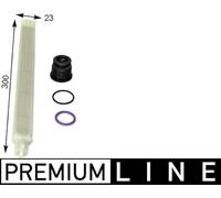 MAHLE Filtre déshydrateur clim Bouteille Déshydratante AD 86 000P avec bouchon/couvercle