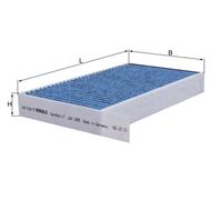 MAHLE Filtre D'Habitacle Compatible Pour Tesla Model 3 EV AWD