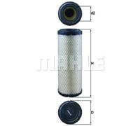 MAHLE ORIGINAL LX 1240 Filtre à air