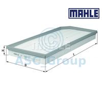 MAHLE Insert Filtre à Air OEM Qualité Remplacement (Moteur Admission) LX 1262