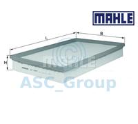 MAHLE Insert Filtre à Air OEM Qualité Remplacement (Moteur Admission) LX 1500