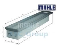 MAHLE Insert Filtre à Air OEM Qualité Remplacement (Moteur Admission) LX 1969