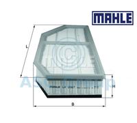MAHLE Insert Filtre à Air OEM Qualité Remplacement (Moteur Admission) LX 2067