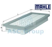 MAHLE Insert Filtre à Air OEM Qualité Remplacement (Moteur Admission) LX 2738