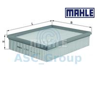 MAHLE Insert Filtre à Air OEM Qualité Remplacement (Moteur Admission) LX 622