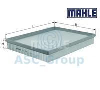 MAHLE Insert Filtre à Air OEM Qualité Remplacement (Moteur Admission) LX 735
