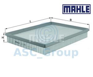 MAHLE Insert Filtre à Air OEM Qualité Remplacement (Moteur Admission) LX 735